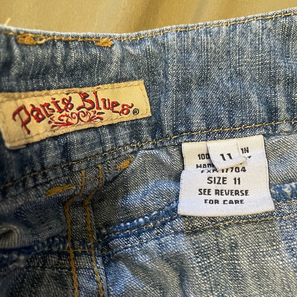 Paris Blues Light Blue Denim Jean Cargo